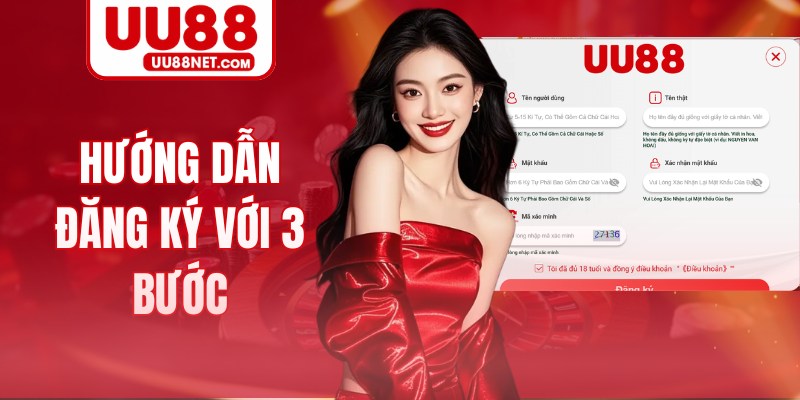 Hướng dẫn đăng ký với 3 bước